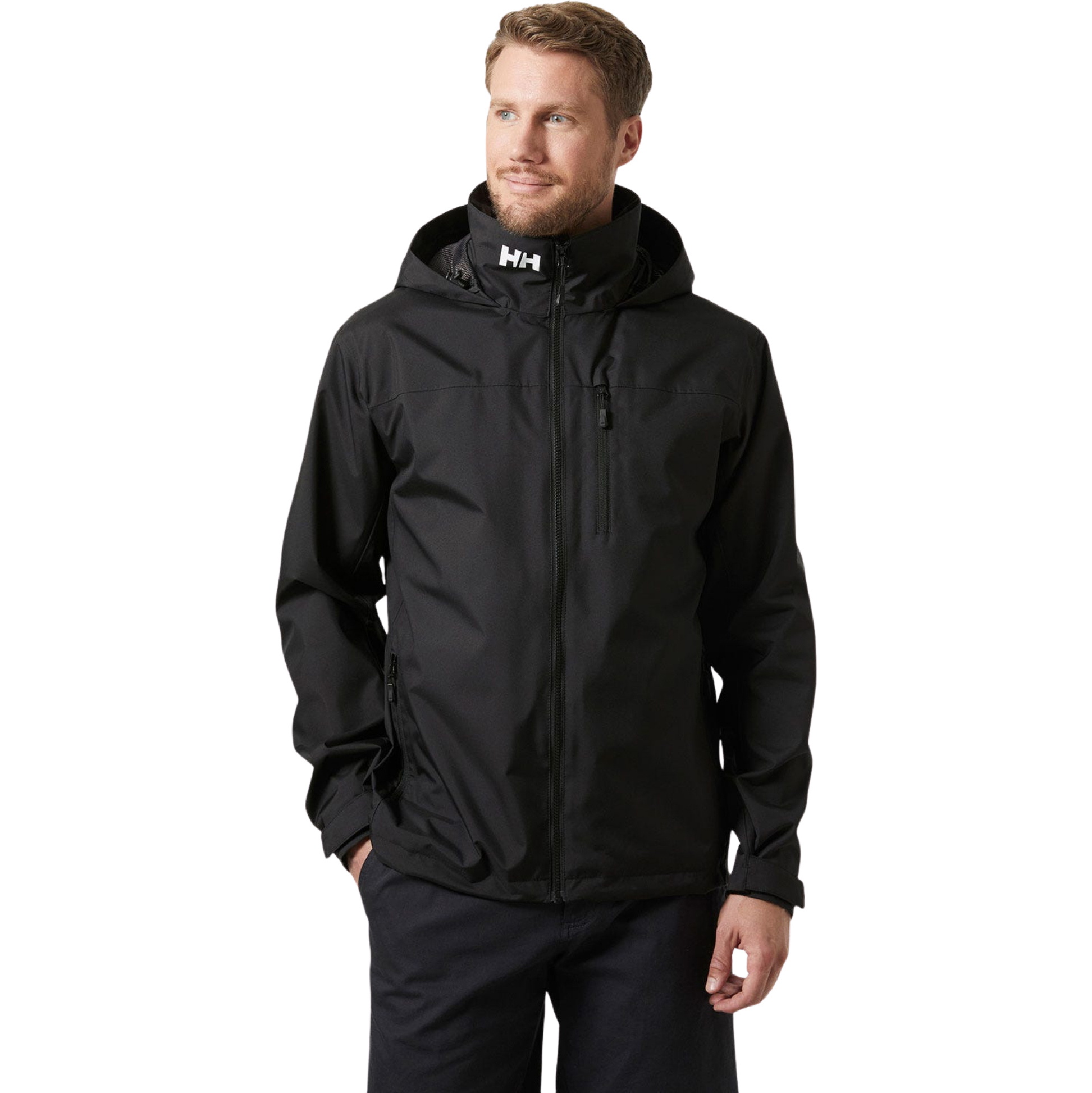 2026 Helly Hansen Casaco De Vela Com Capuz Para Homem Crew 2.0 34443 - Black